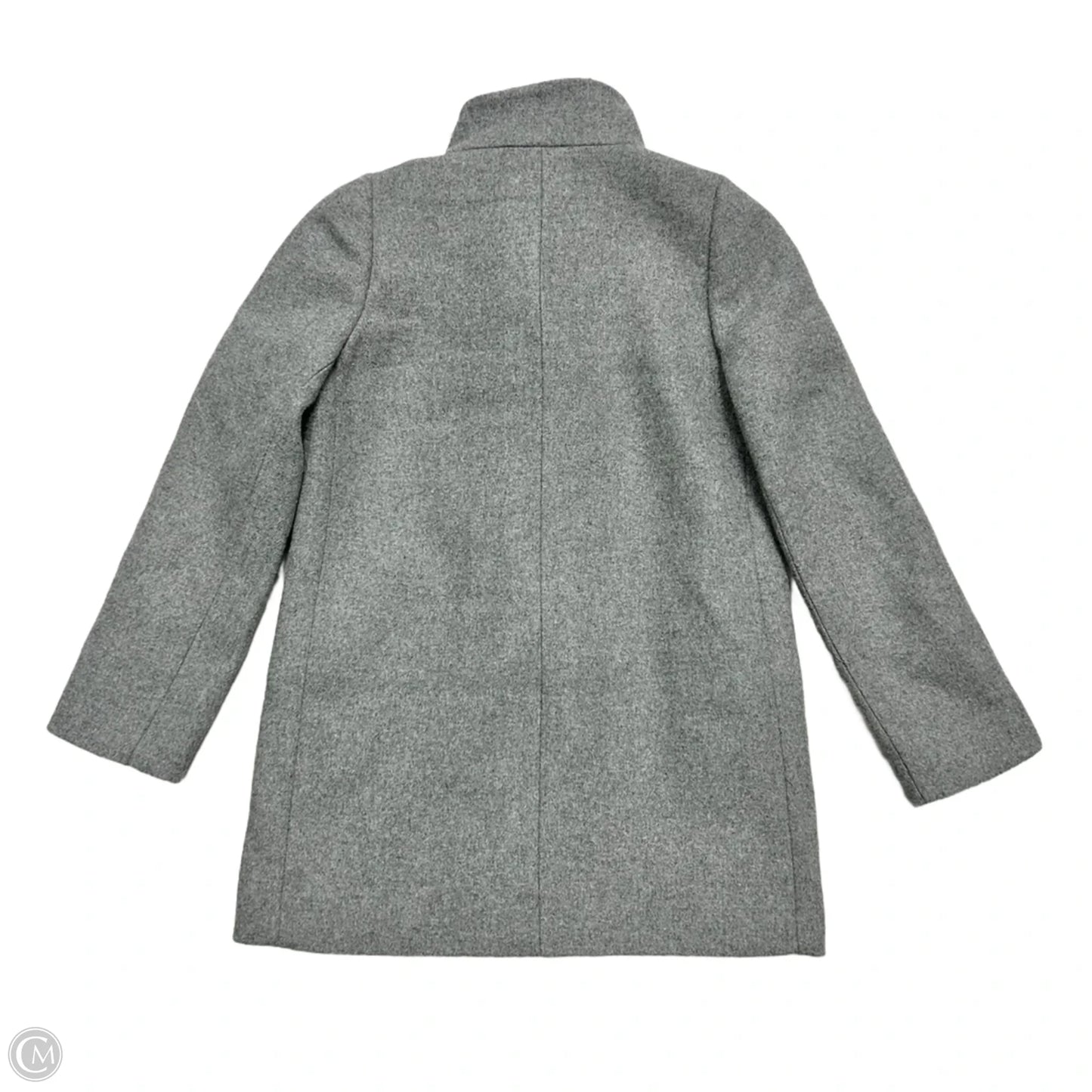 Coat Peacoat By J. Crew In Grey, Size: S