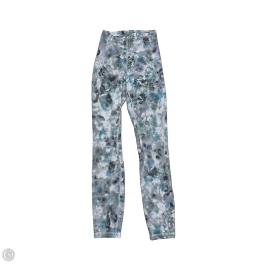 Athletic Leggings By Lululemon In Tie Dye Print, Size: Xs