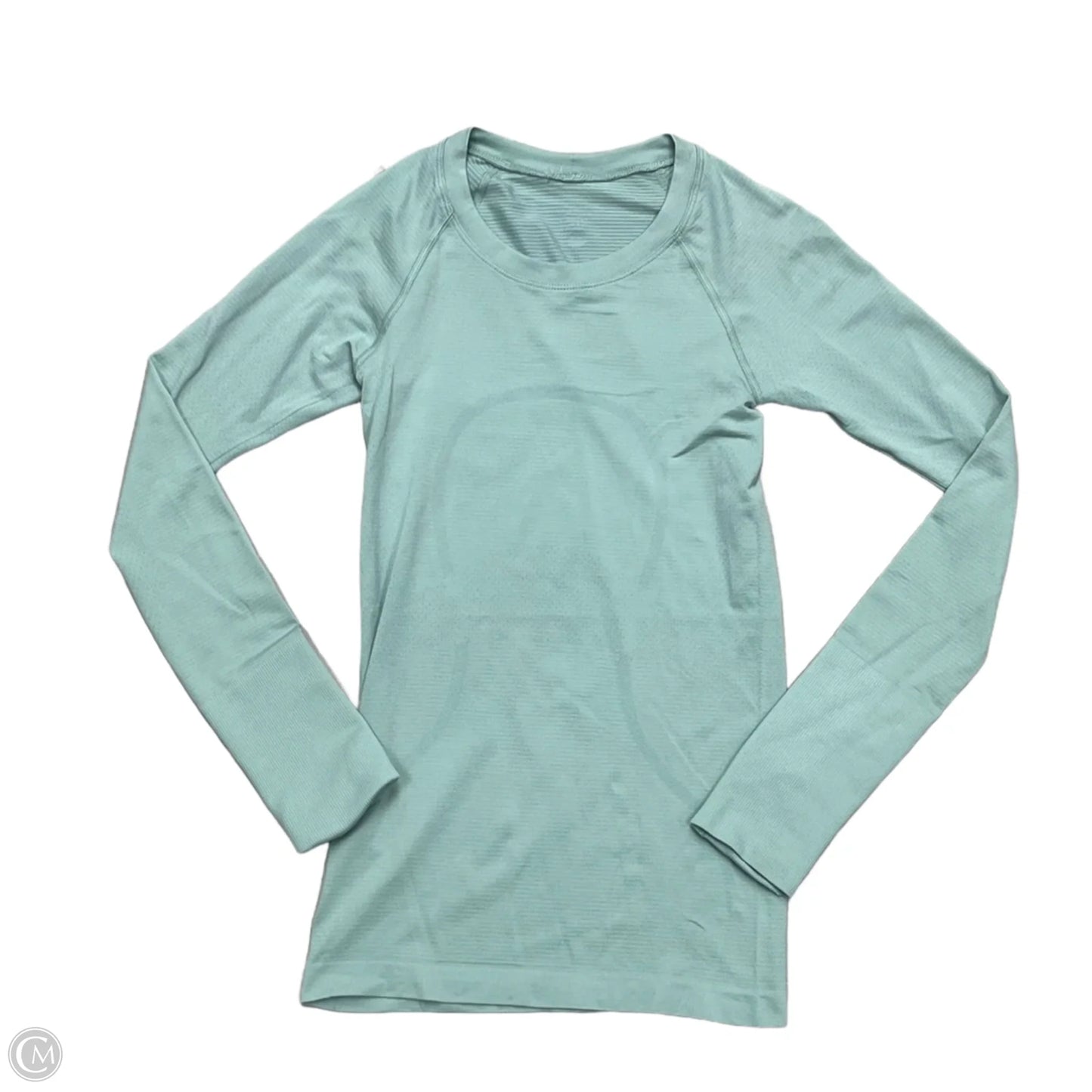 Athletic Top Long Sleeve Crewneck By Lululemon In Blue, Size: Xs