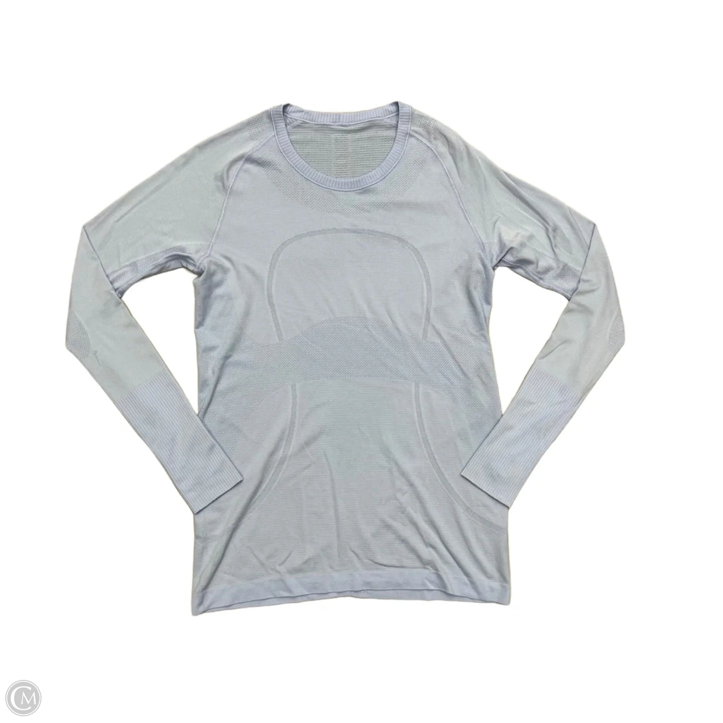 Athletic Top Long Sleeve Crewneck By Lululemon In Blue, Size: L