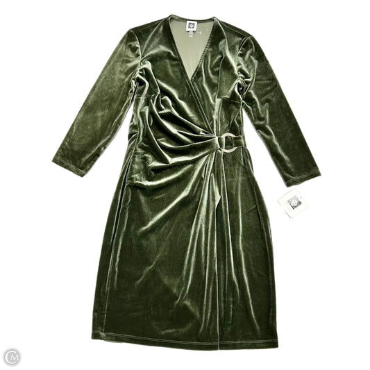 Dress Casual Midi By Anne Klein In Green, Size: S