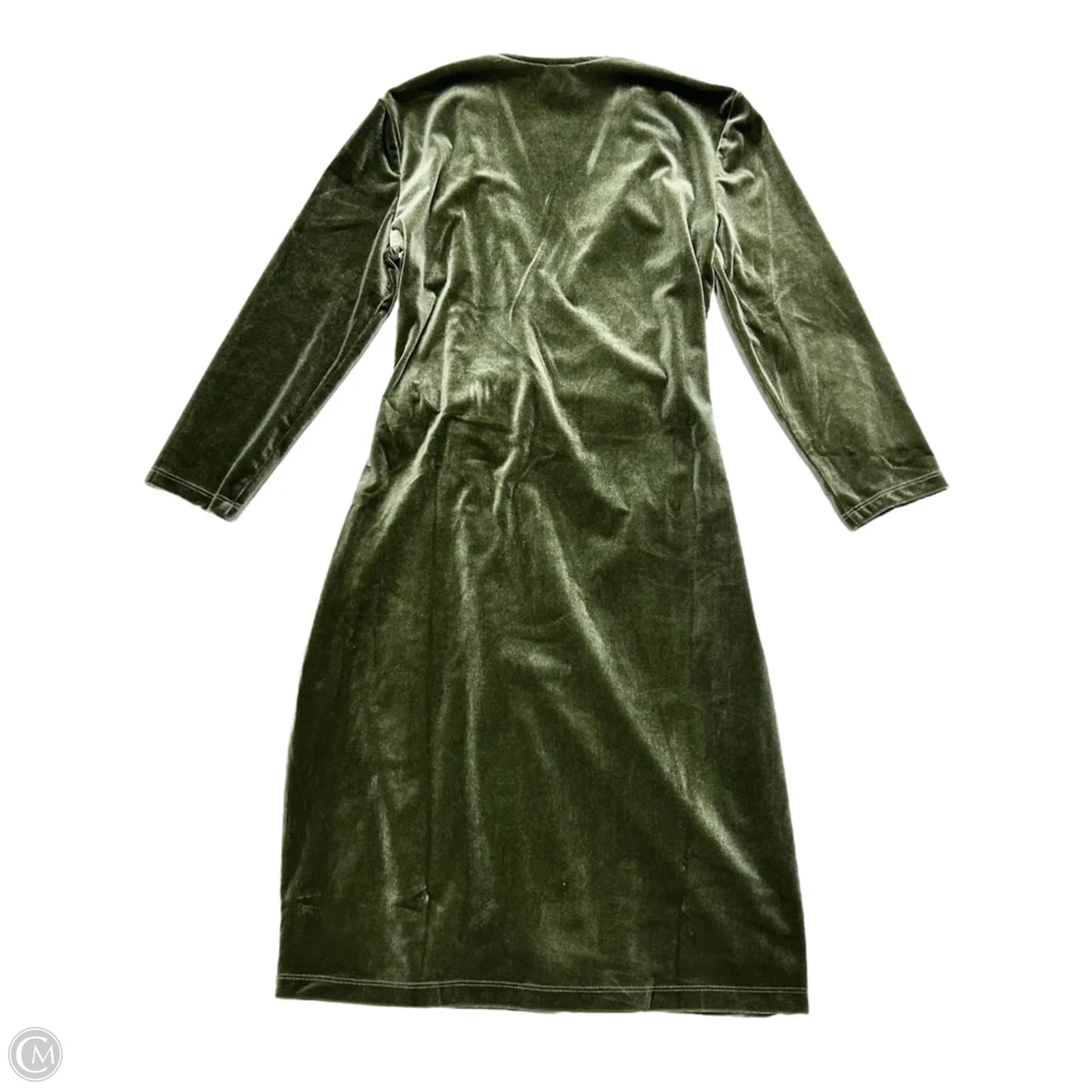 Dress Casual Midi By Anne Klein In Green, Size: S