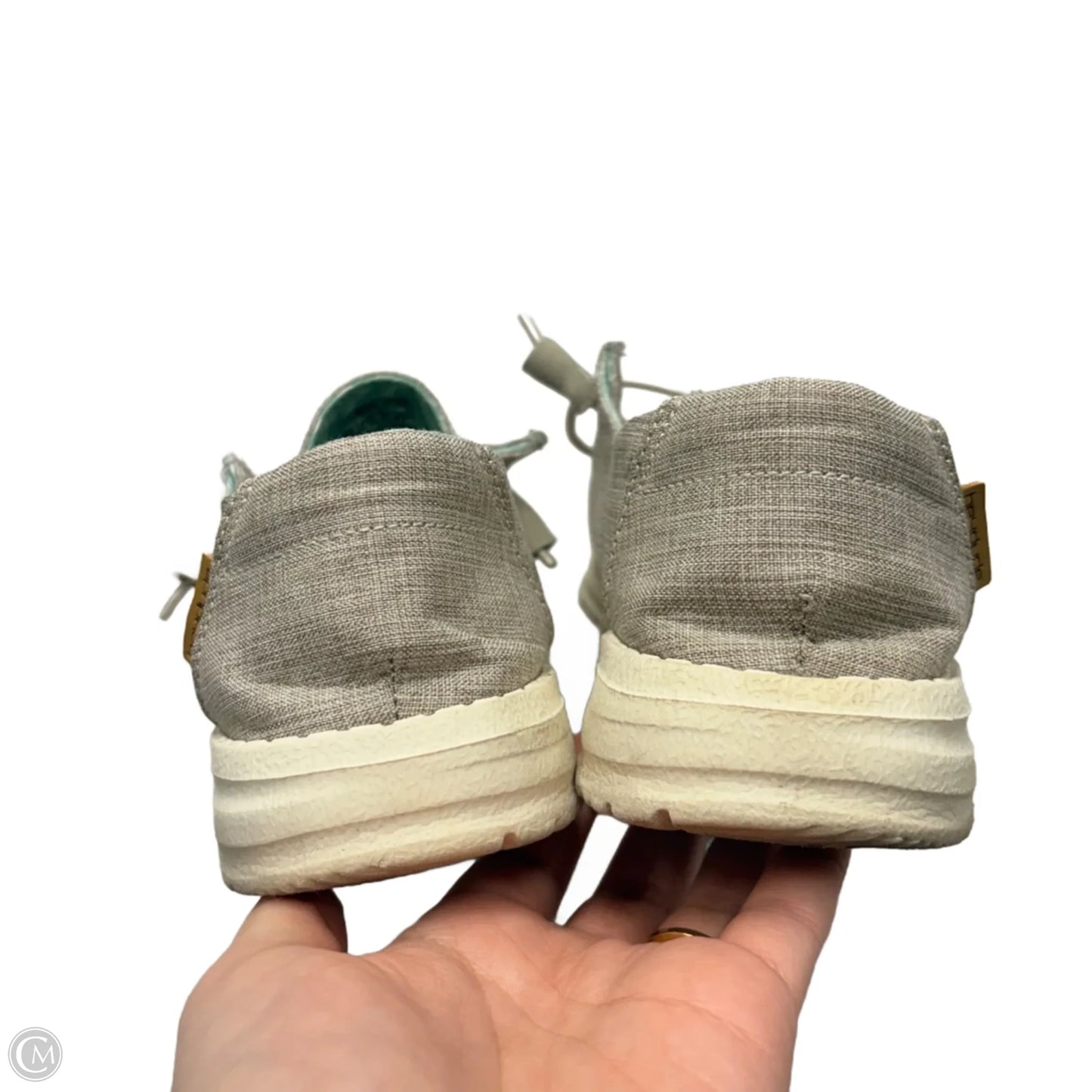 Shoes Flats By Hey Dude In Cream, Size: 7