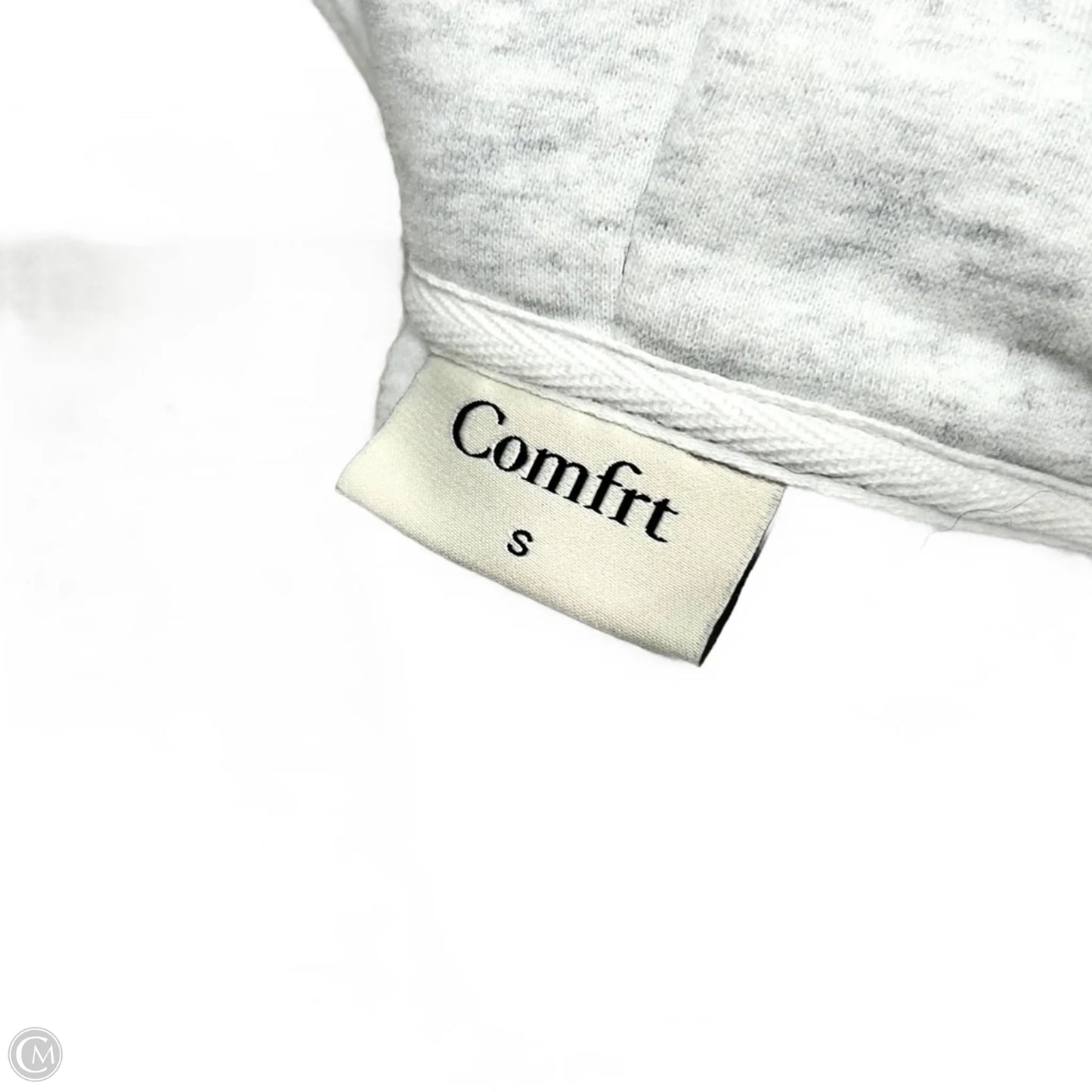 Sweatshirt Hoodie By Comfrt In Grey, Size: S