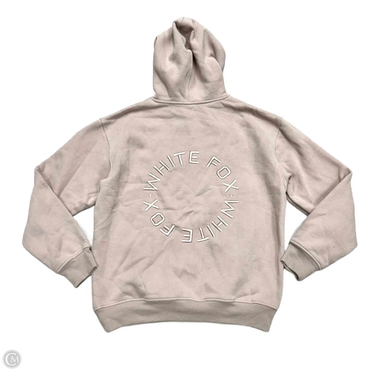 Sweatshirt Hoodie By White Fox In Taupe, Size: M/L