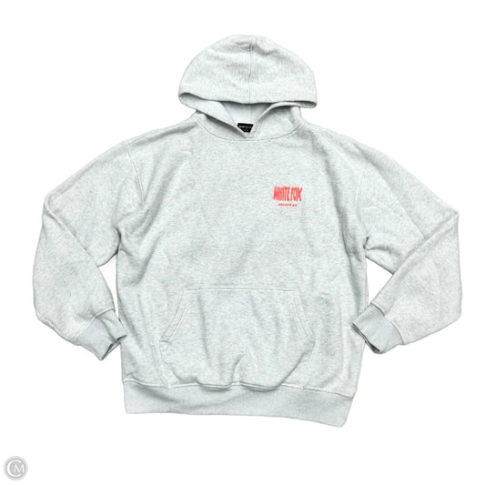 Sweatshirt Hoodie By White Fox In Grey, Size: L/Xl