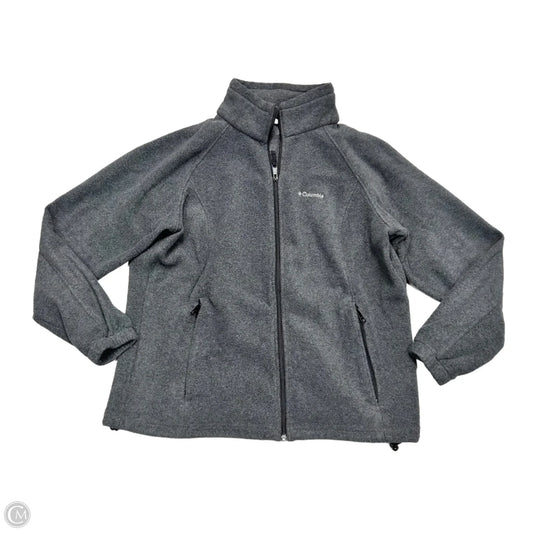 Jacket Fleece By Columbia In Grey, Size: 1x
