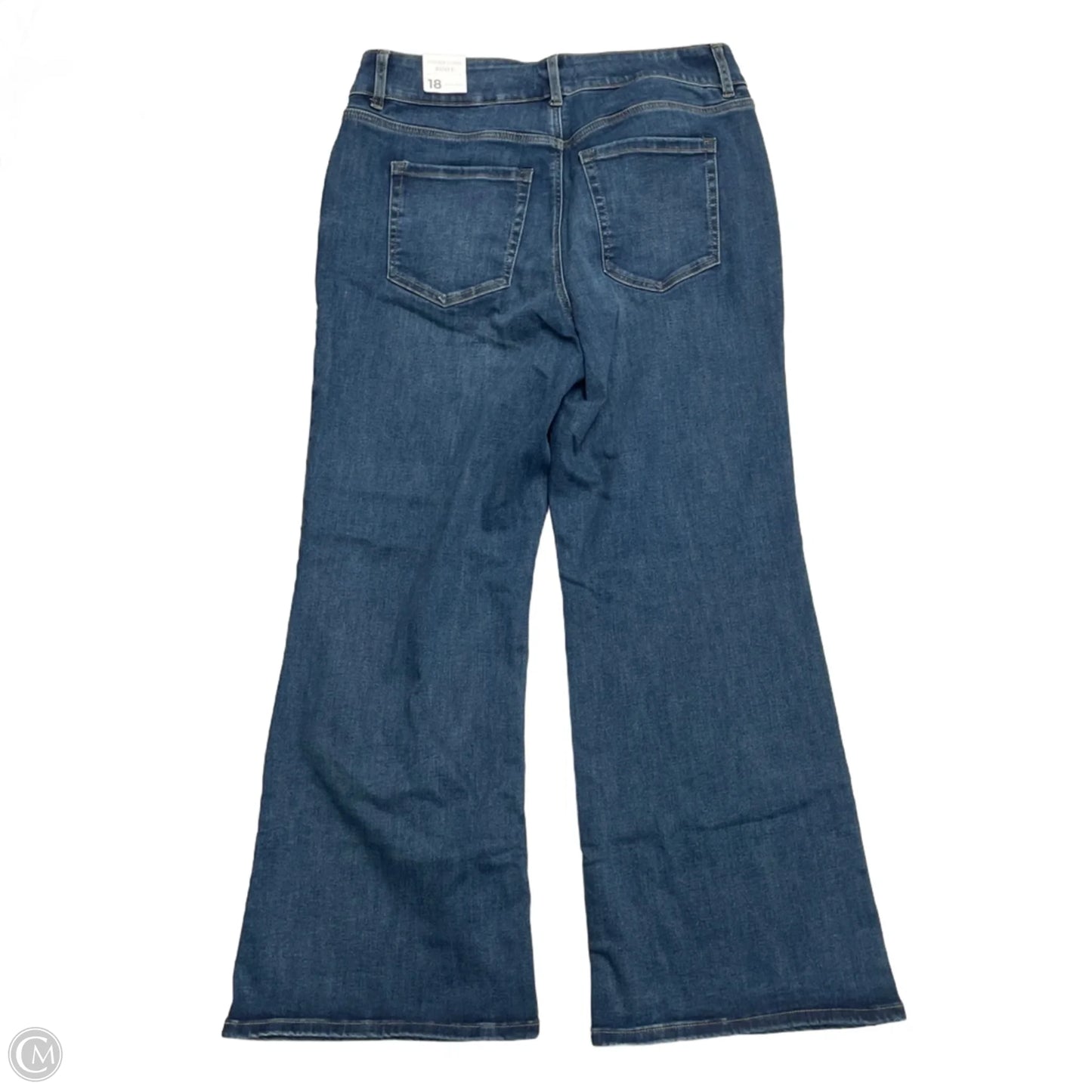 Jeans Straight By Lane Bryant In Blue Denim, Size: 18