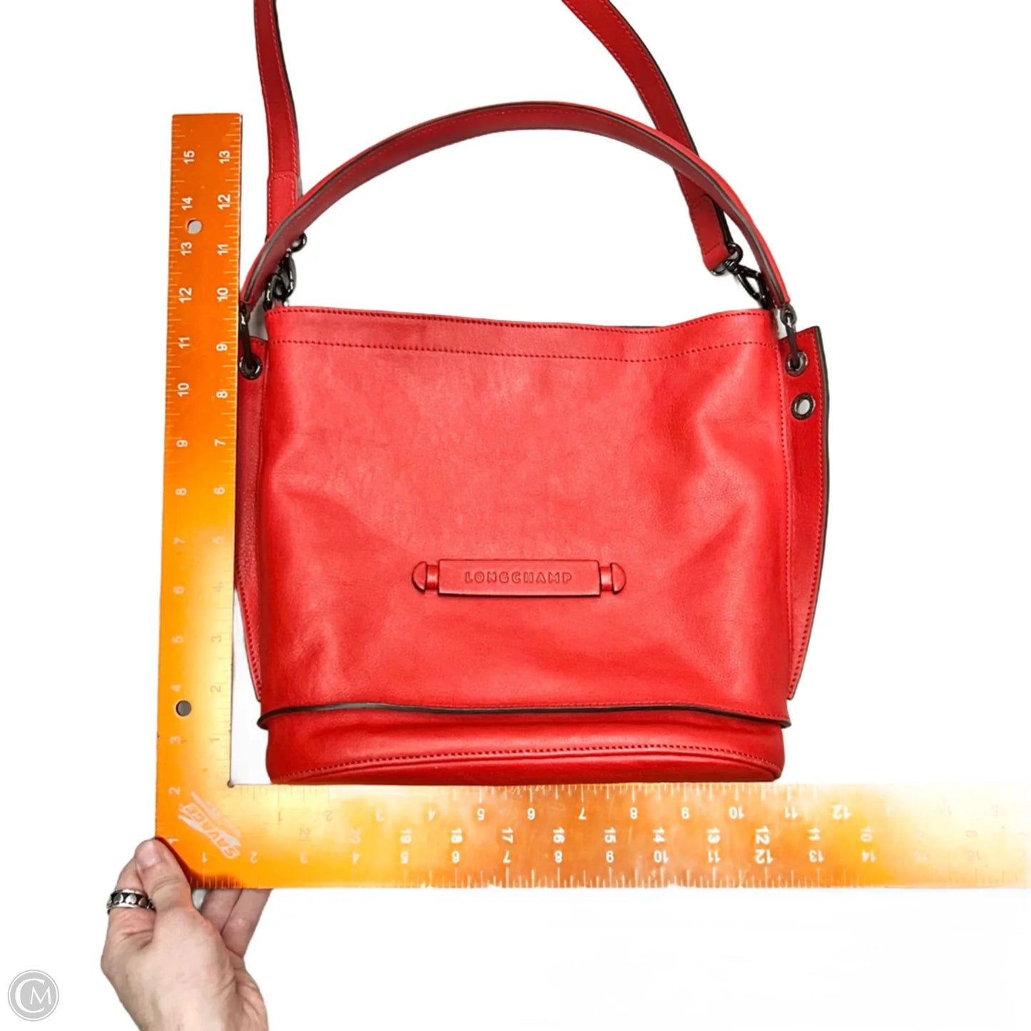 Crossbody Designer By Longchamp, Size: Medium