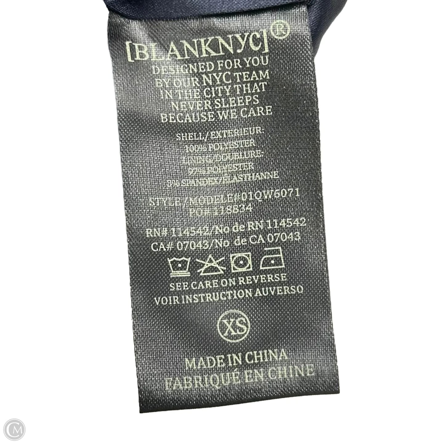 Jacket Shirt By Blanknyc In Plaid Pattern, Size: Xs