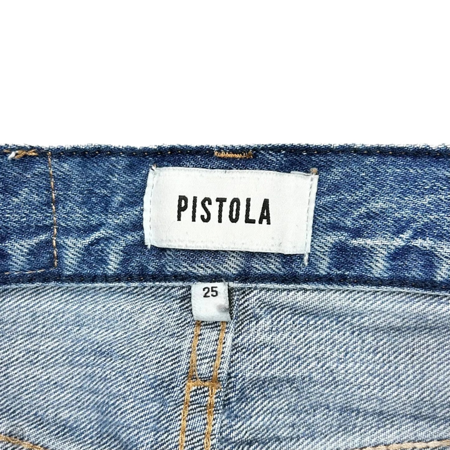 Jeans Cropped By Pistola In Blue Denim, Size: 2