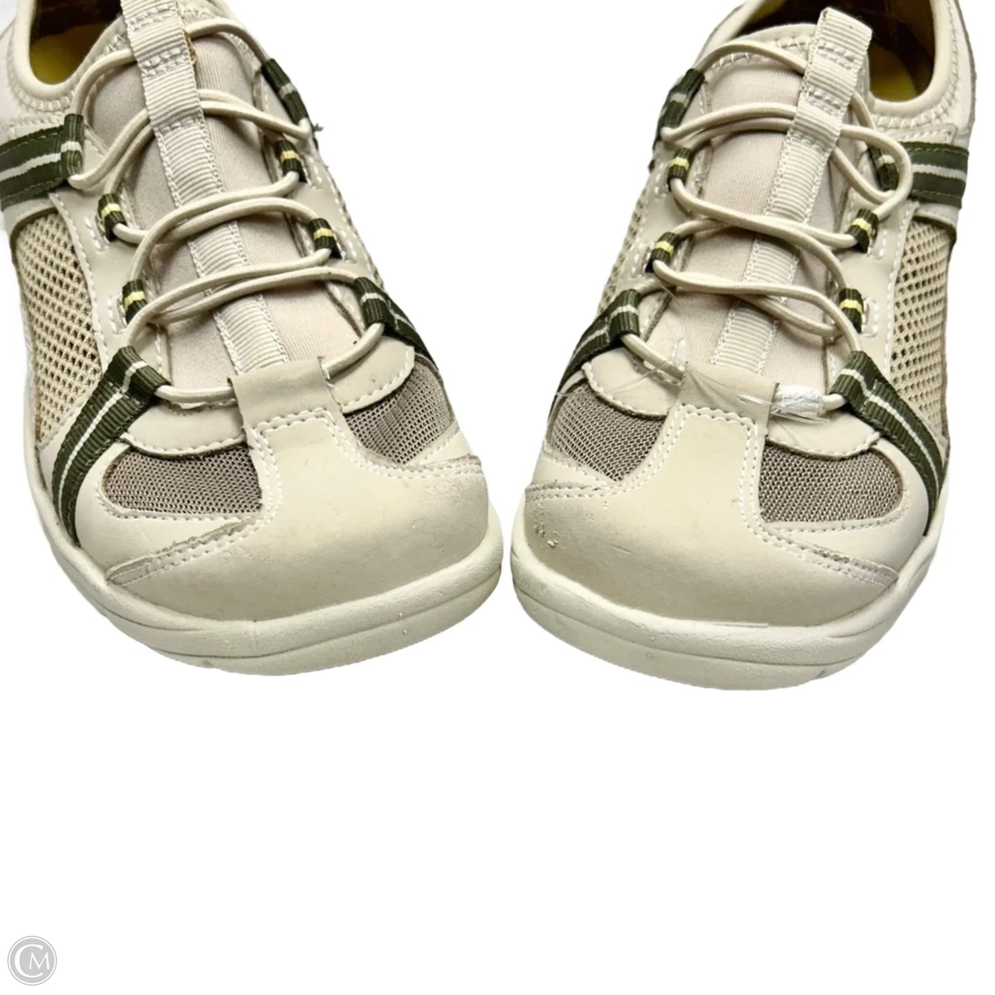 Shoes Sneakers By Easy Spirit In Cream & Green, Size: 9