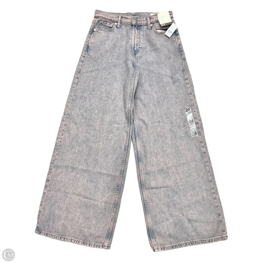 Jeans Straight By Gap In Pink Denim, Size: 00