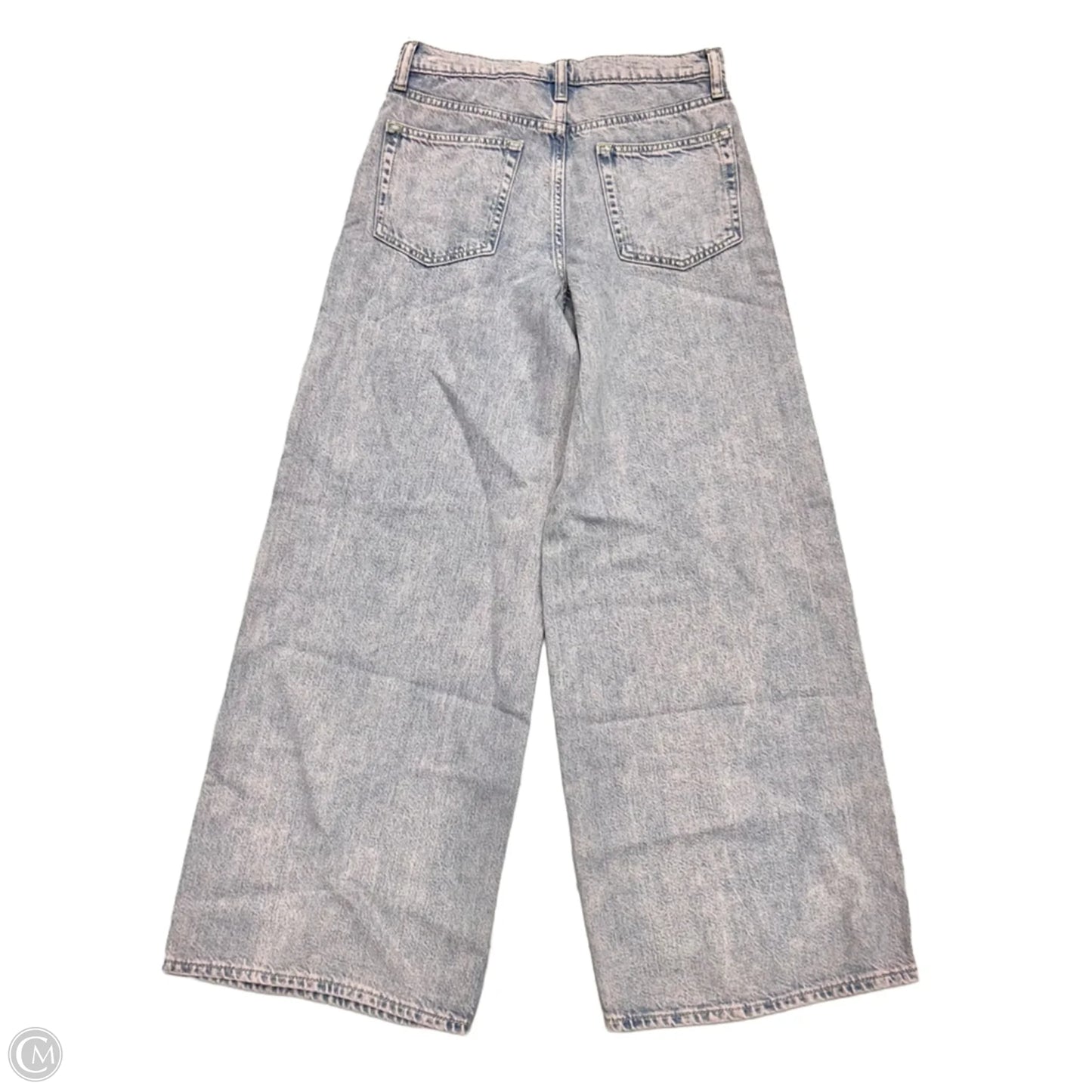 Jeans Straight By Gap In Pink Denim, Size: 00