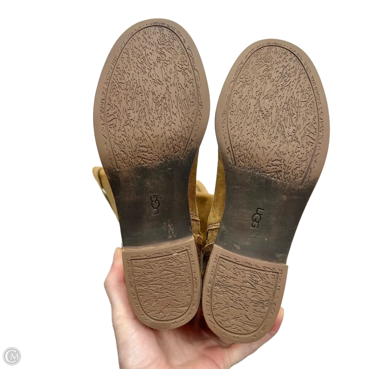 Boots Designer By Ugg In Tan, Size: 6