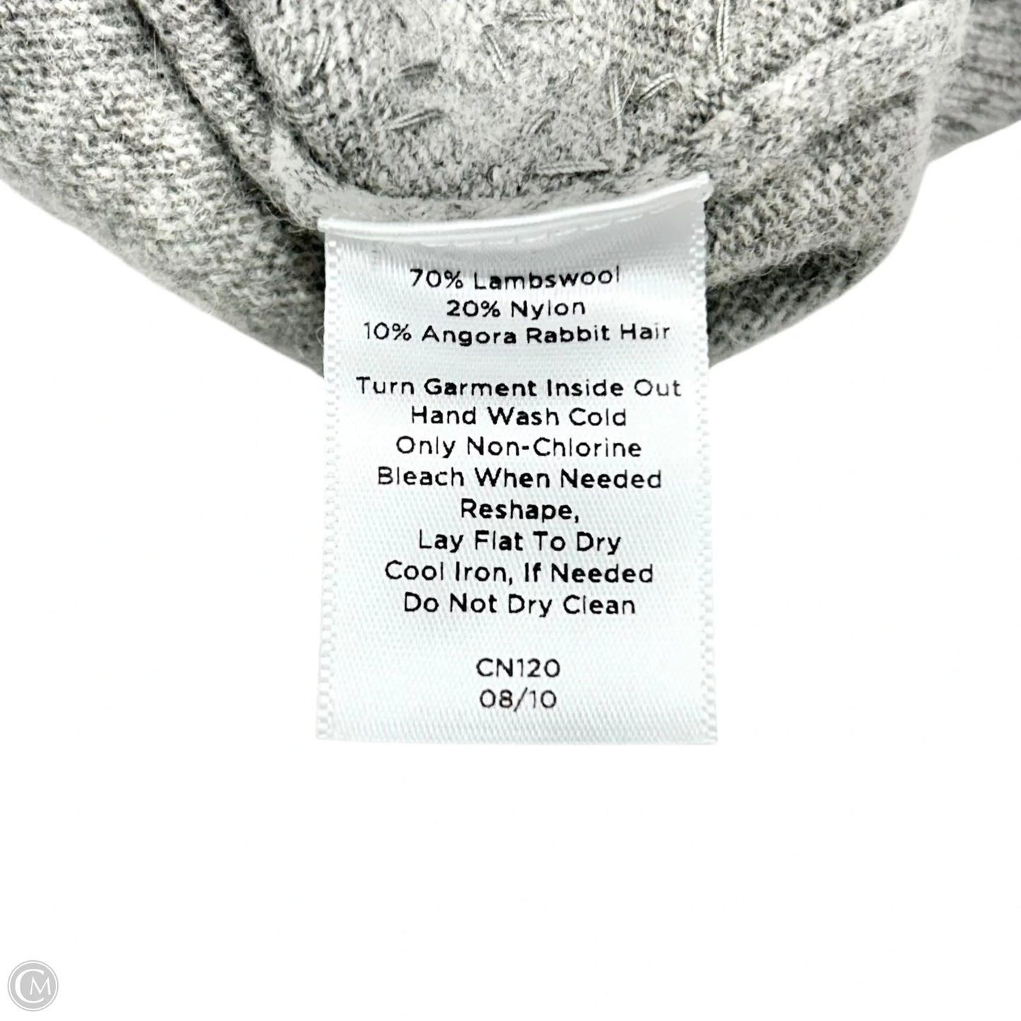 Sweater Cardigan By Talbots In Grey, Size: M