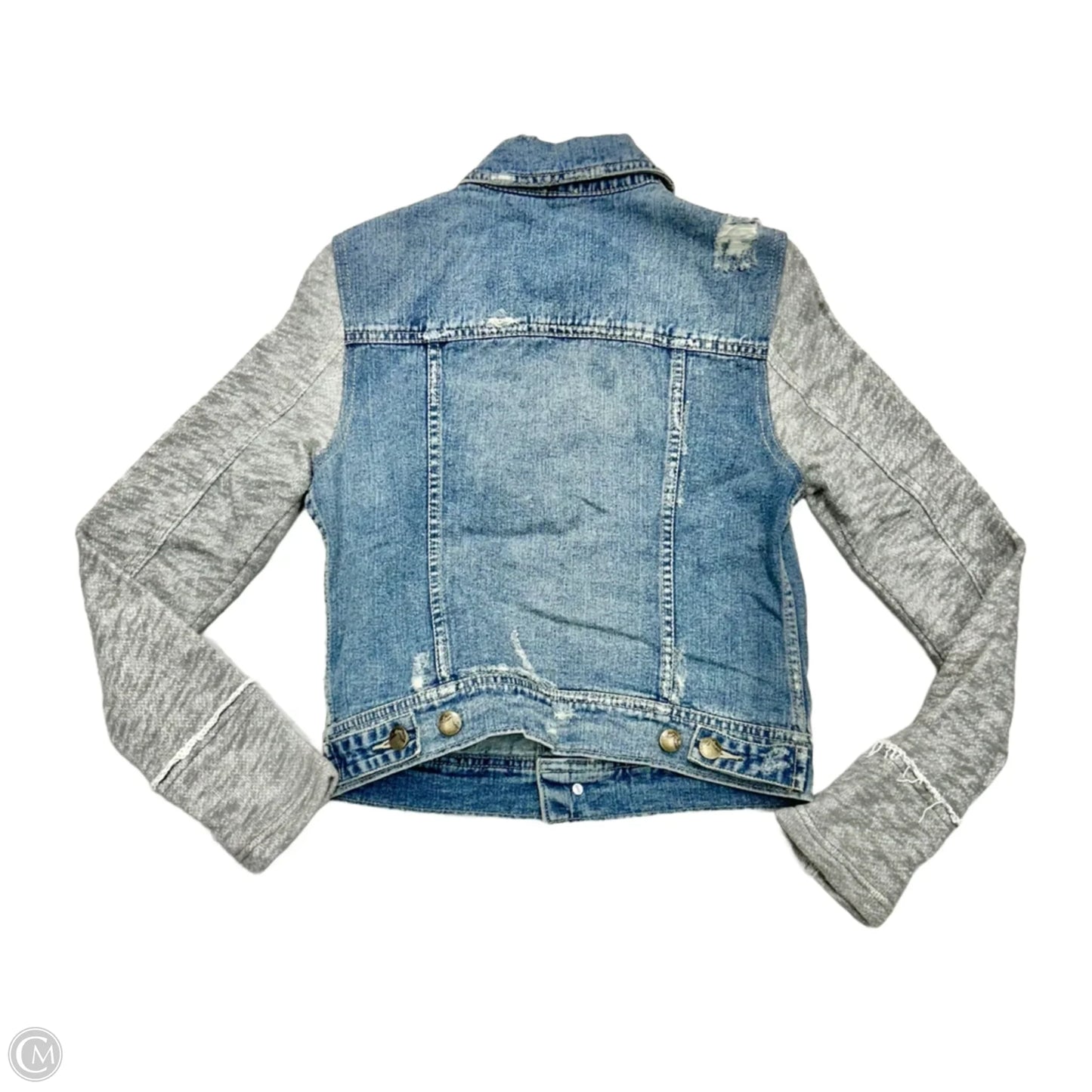 Jacket Denim By Free People In Blue Denim, Size: Xs