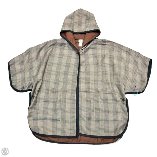 Poncho By Cabi In Plaid Pattern, Size: Xs/S