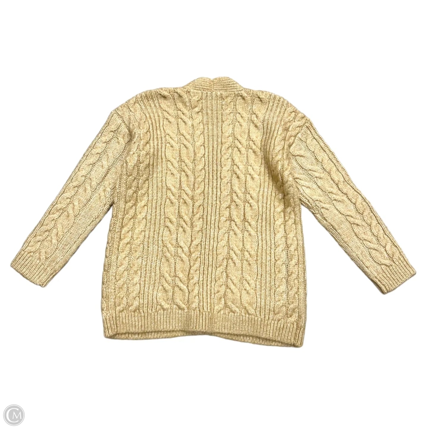 Sweater Cardigan By Loft In Tan, Size: Xxs