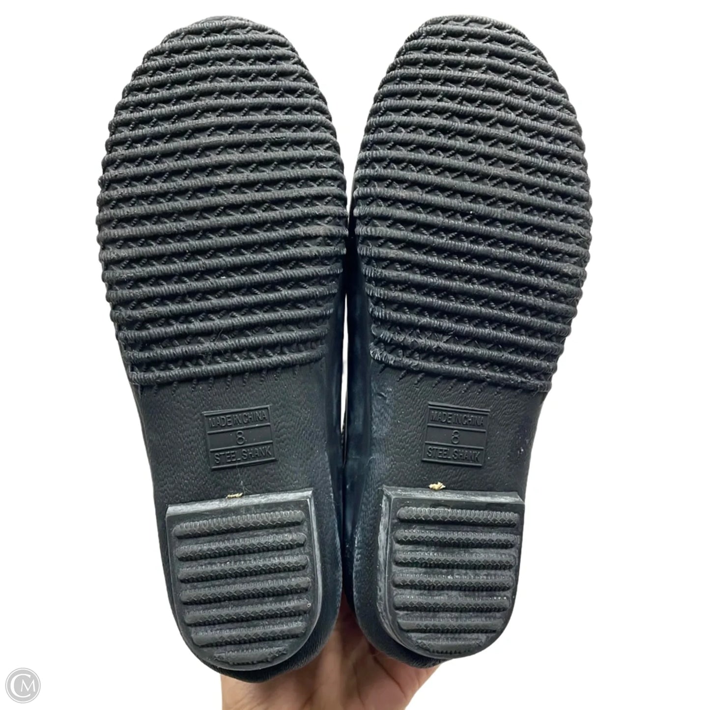 Boots Snow By Sporto In Black & Grey, Size: 8