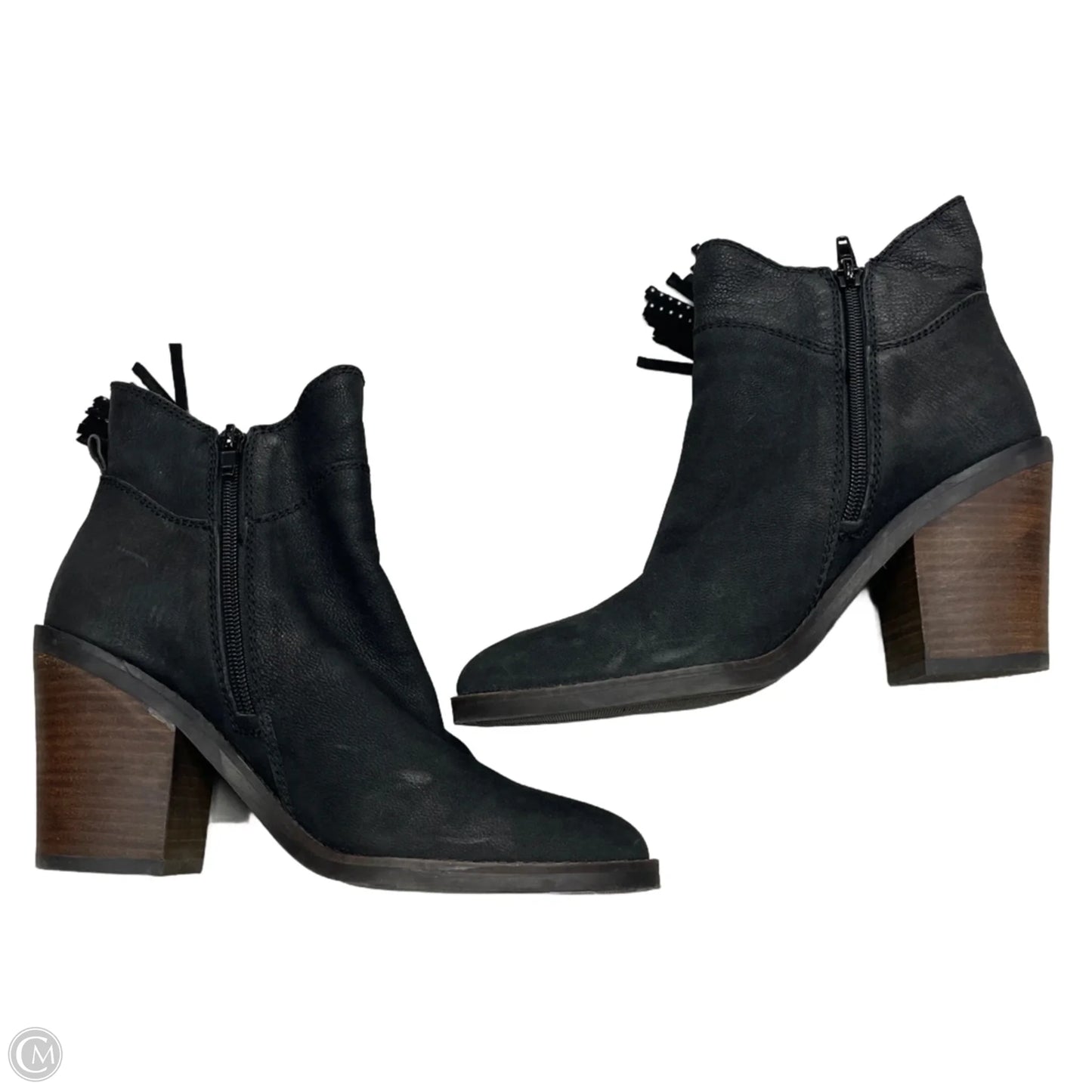 Boots Ankle Heels By Lucky Brand In Black, Size: 8