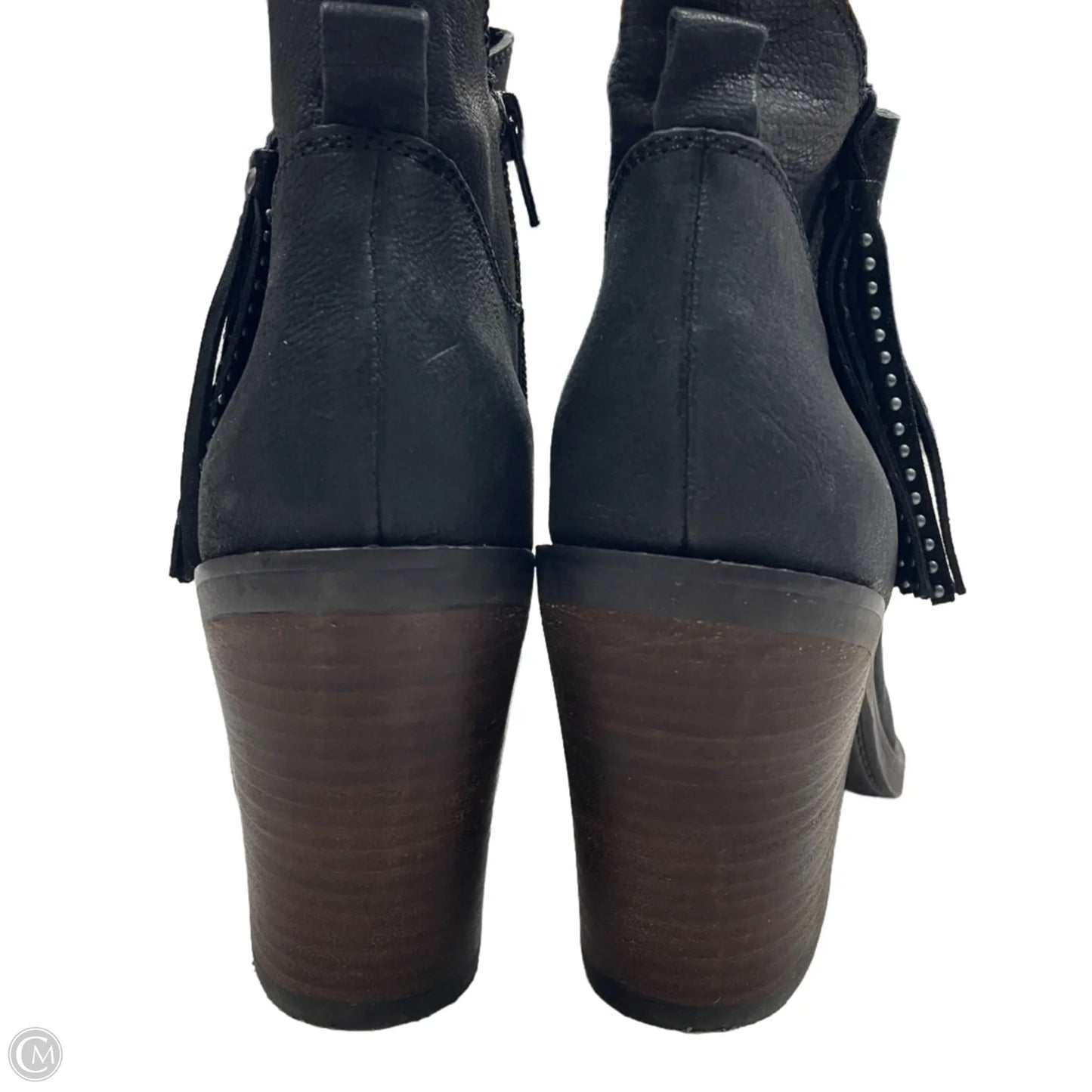 Boots Ankle Heels By Lucky Brand In Black, Size: 8