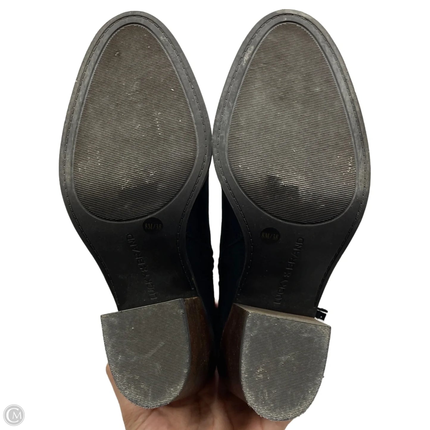 Boots Ankle Heels By Lucky Brand In Black, Size: 8