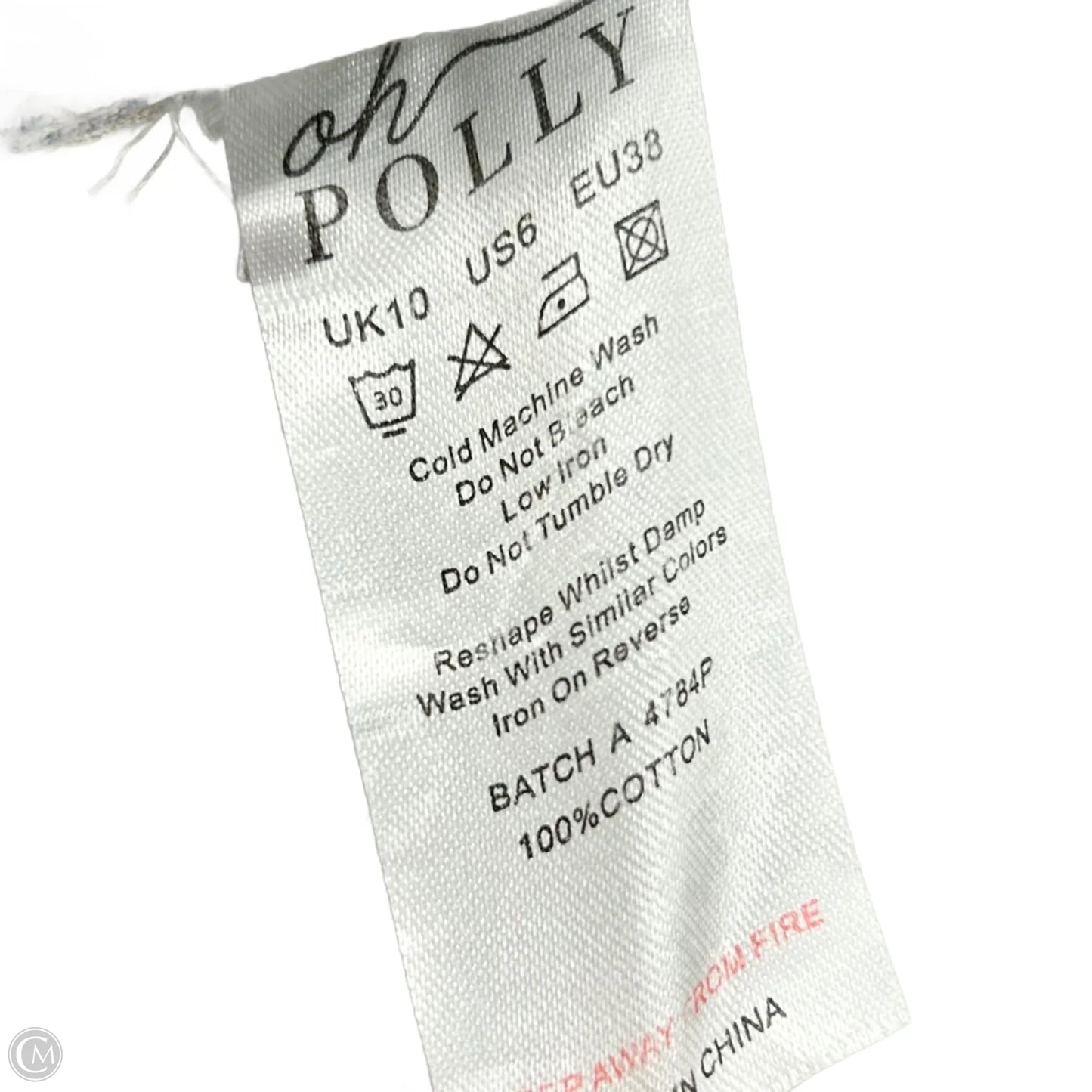 Jeans Straight By Oh Polly In Blue Denim, Size: 6