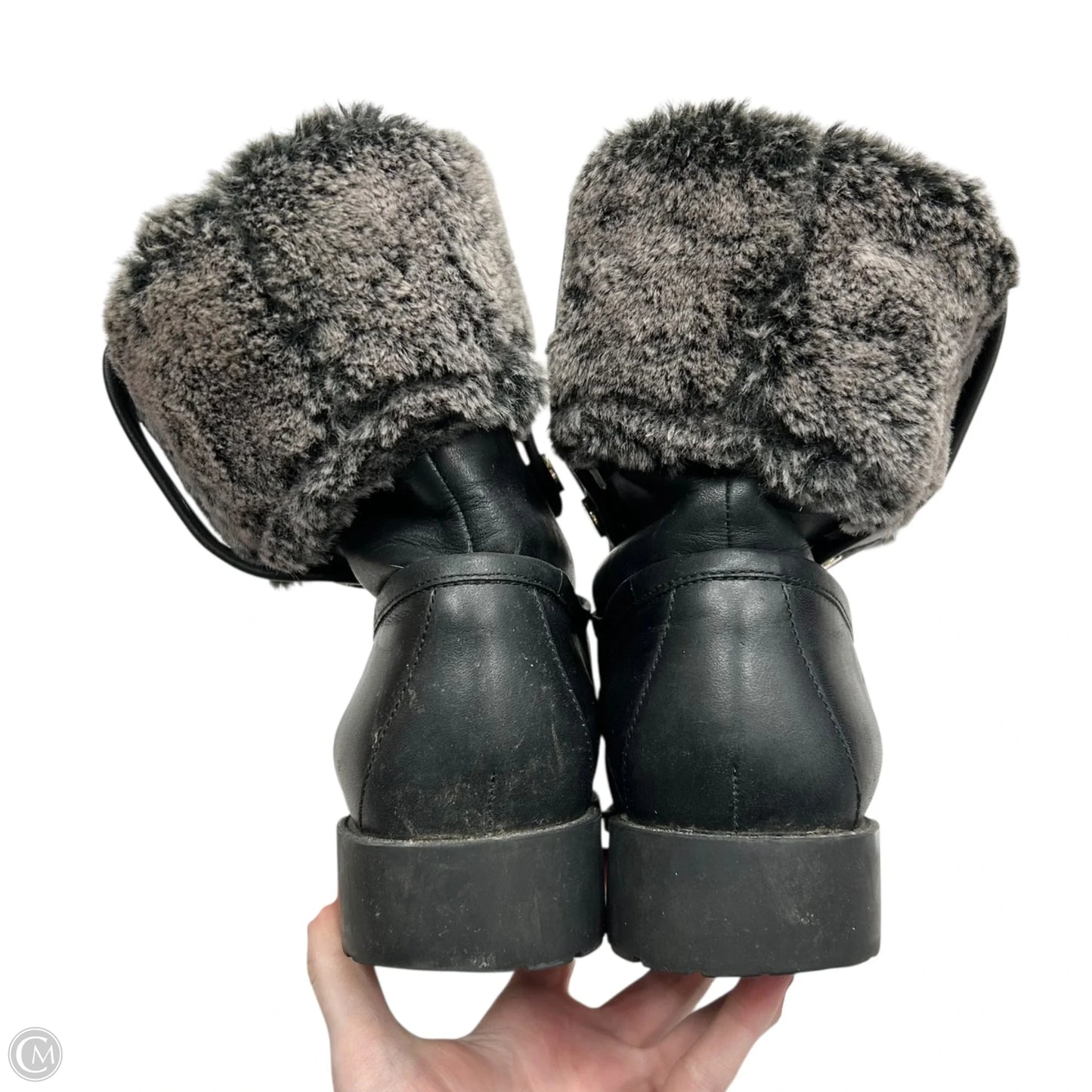 Boots Ankle Flats By Cole-haan In Black, Size: 9.5