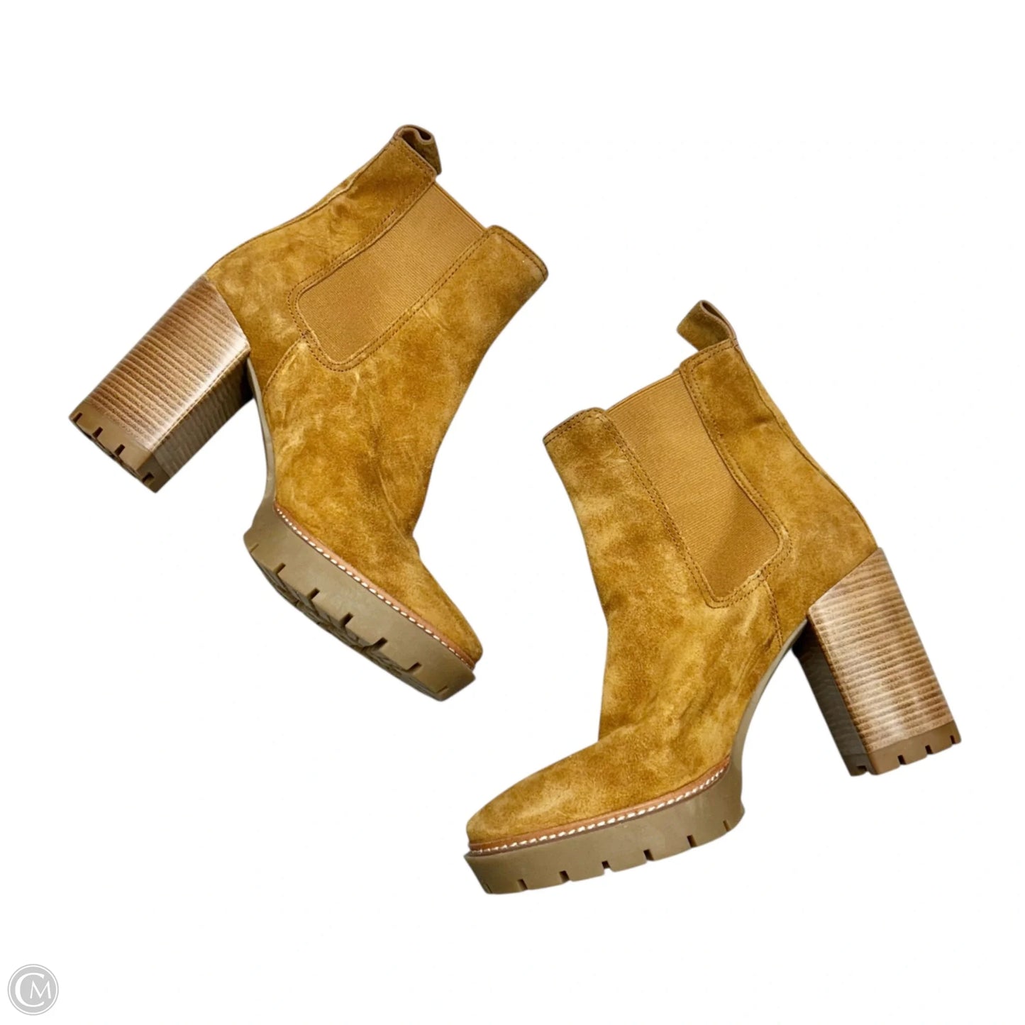 Boots Designer By Tory Burch In Tan, Size: 9