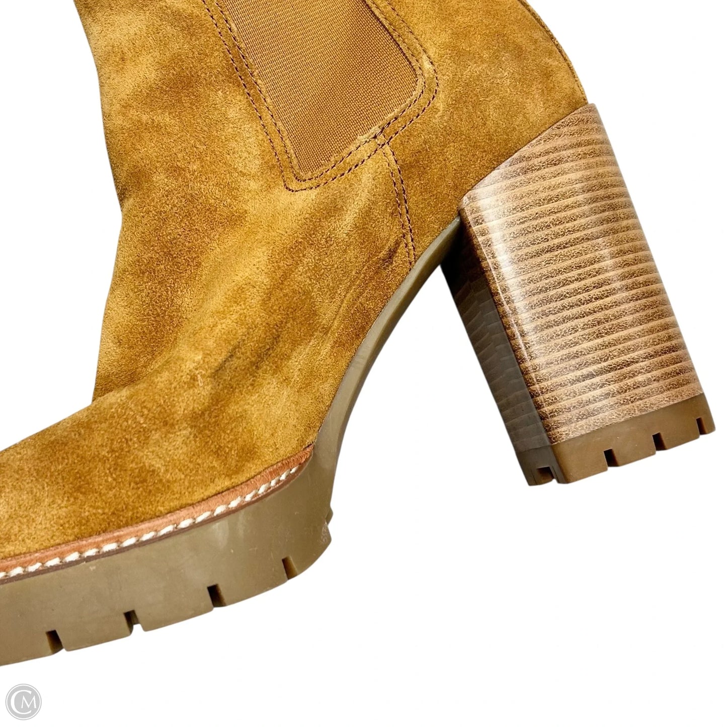 Boots Designer By Tory Burch In Tan, Size: 9