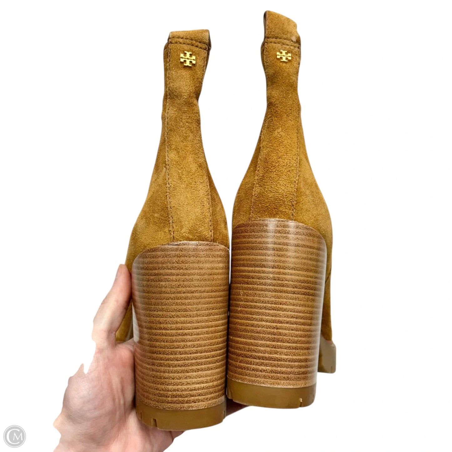 Boots Designer By Tory Burch In Tan, Size: 9