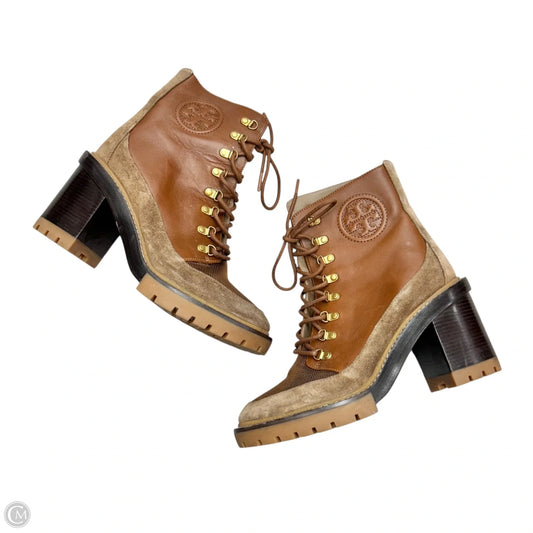 Boots Designer By Tory Burch In Tan, Size: 9
