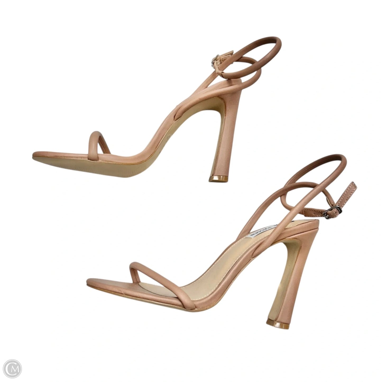 Sandals Heels Platform By Steve Madden In Tan, Size: 9