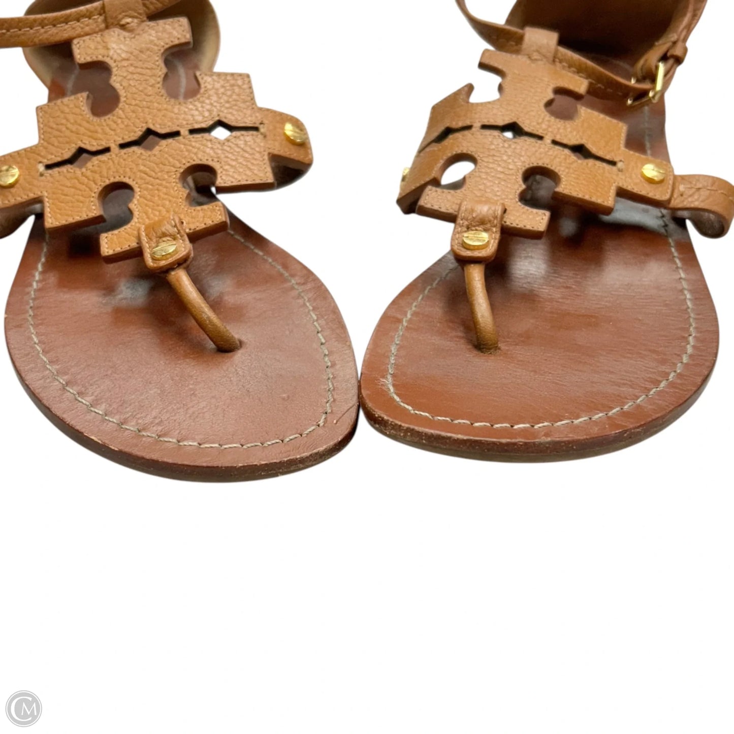 Sandals Designer By Tory Burch In Tan, Size: 9.5