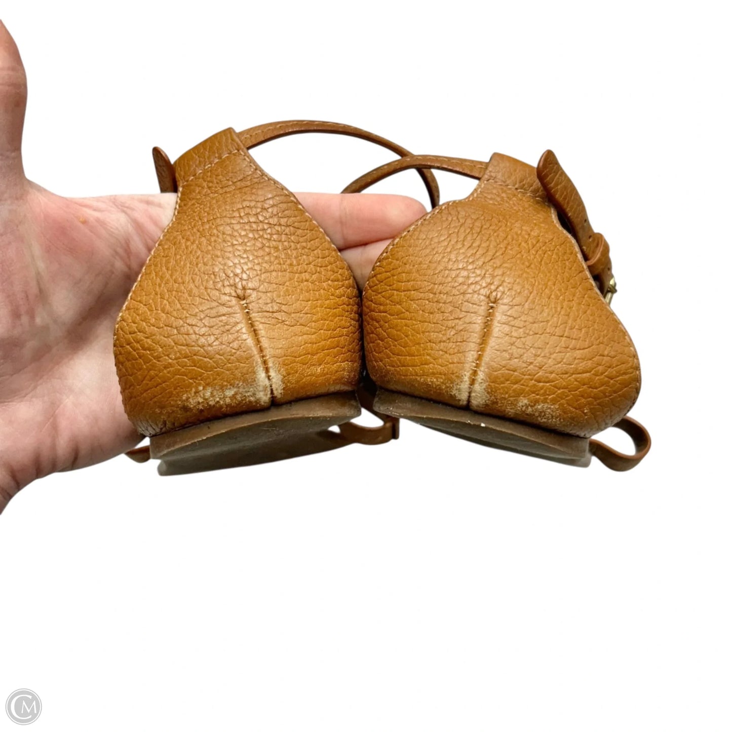 Sandals Designer By Tory Burch In Tan, Size: 9.5