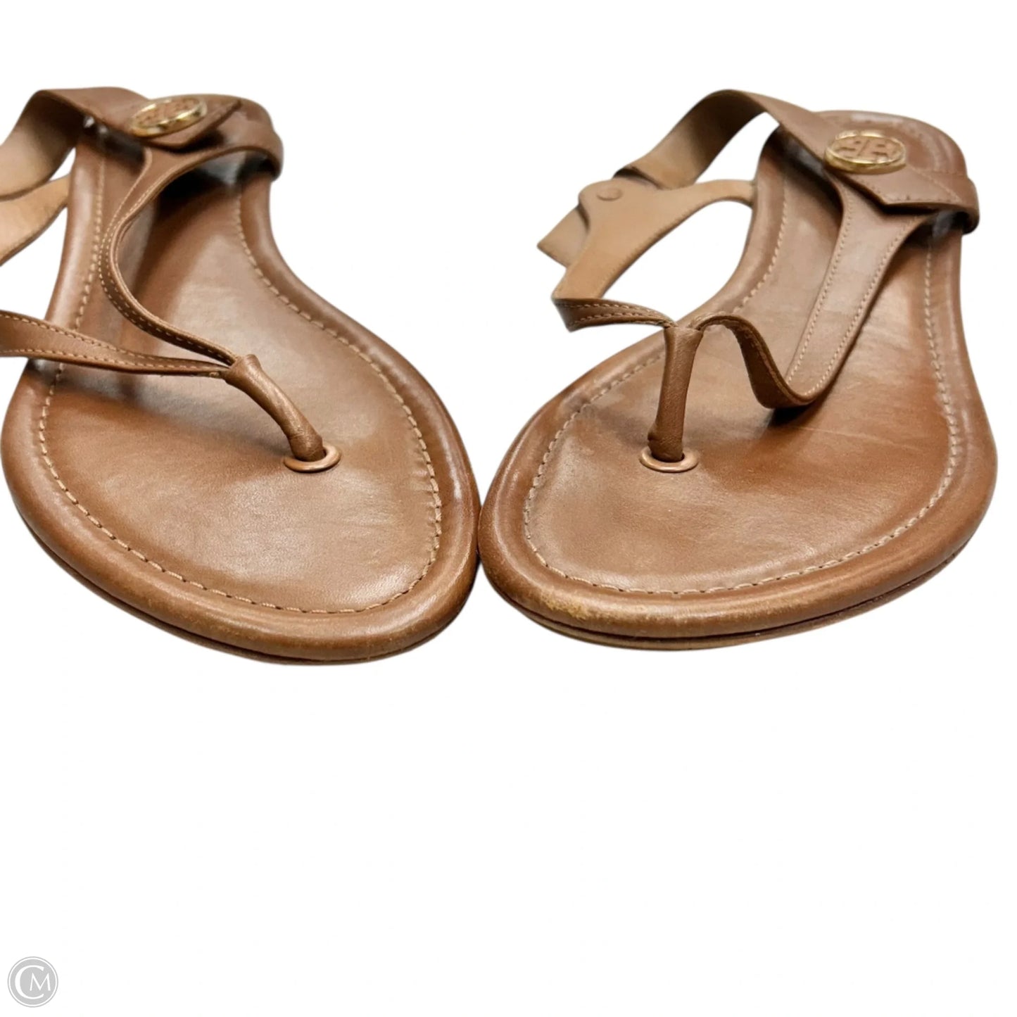 Sandals Designer By Tory Burch In Tan, Size: 9.5