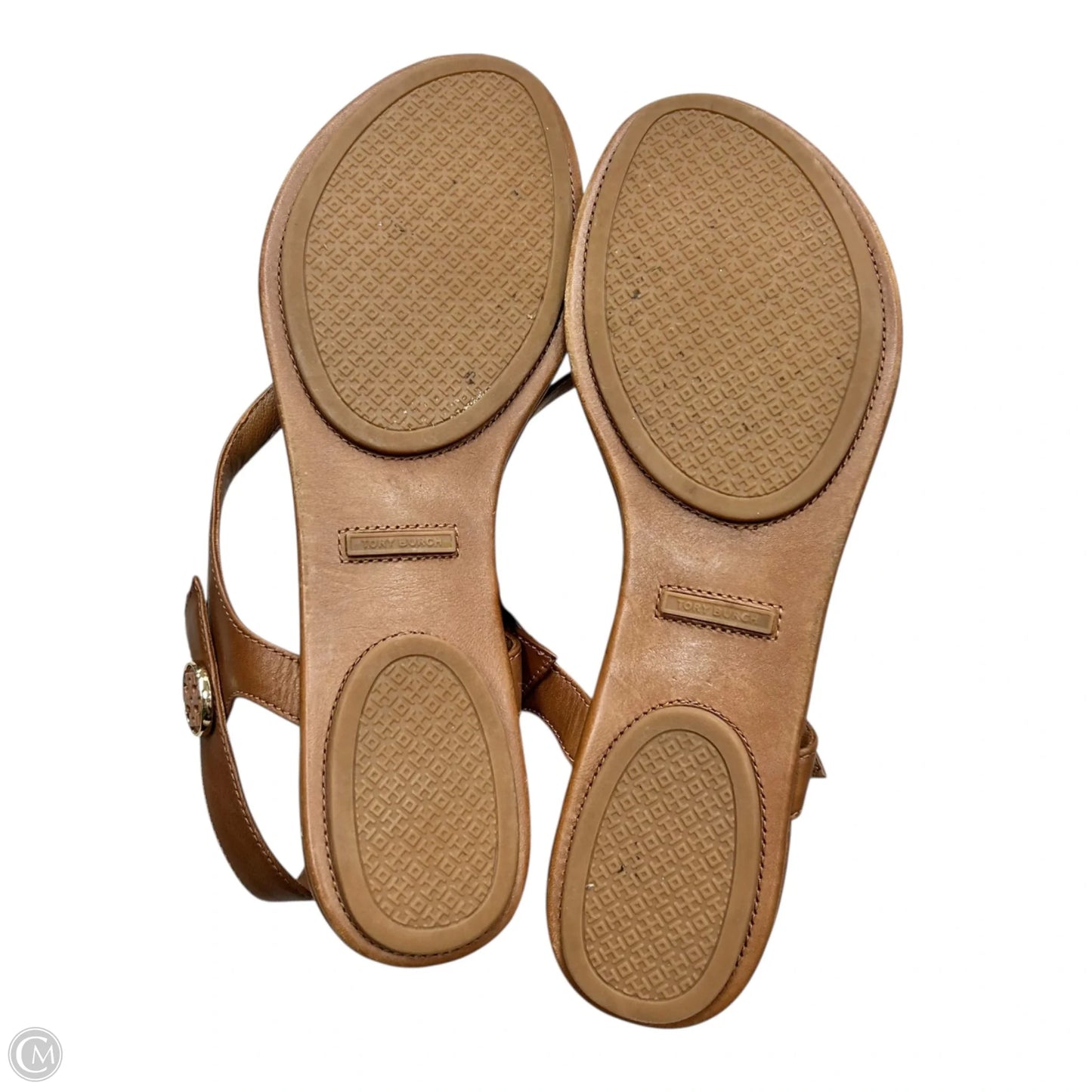 Sandals Designer By Tory Burch In Tan, Size: 9.5