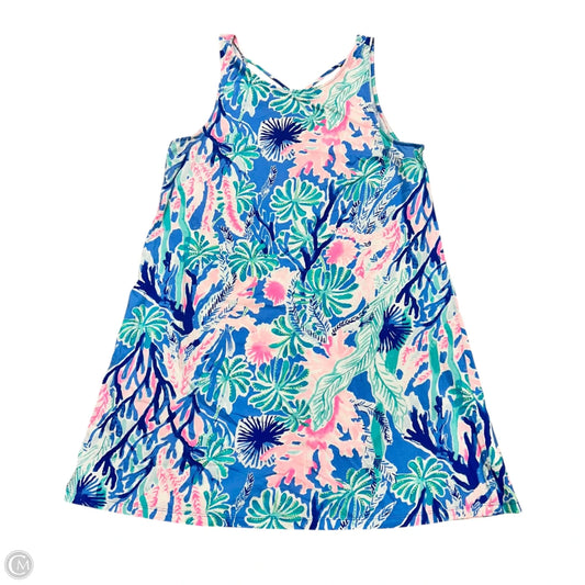 Dress Designer By Lilly Pulitzer In Blue & Pink, Size: L