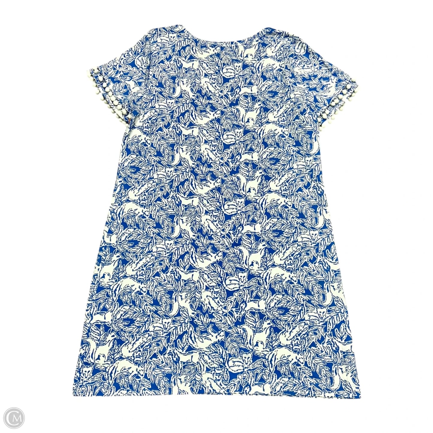Dress Designer By Lilly Pulitzer In Blue & White, Size: Xl