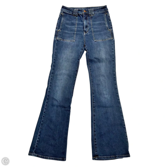 Jeans Boot Cut By Pilcro In Blue Denim, Size: 4