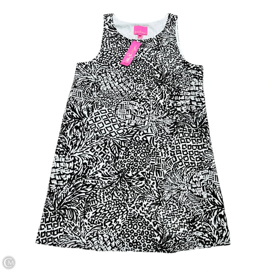 Dress Designer By Lilly Pulitzer In Black & White, Size: L