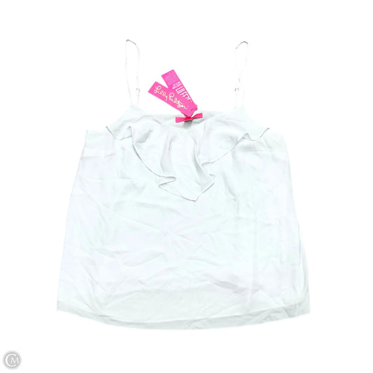 Tank Top Designer By Lilly Pulitzer In White, Size: L