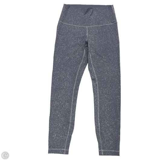 Athletic Leggings By Lululemon In Grey, Size: 6