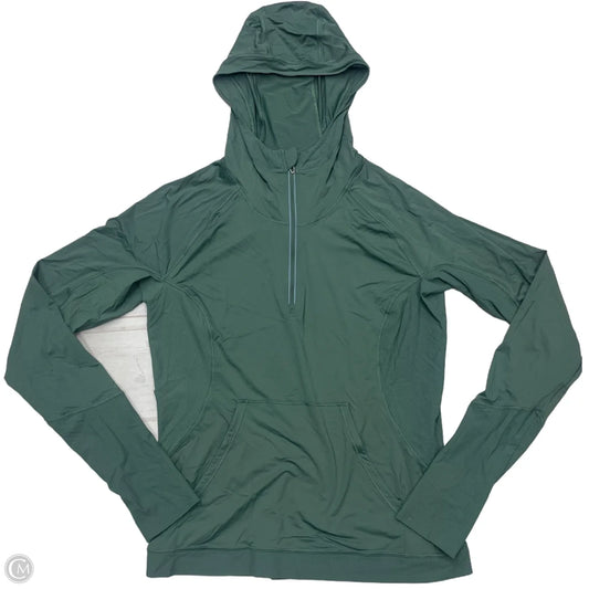 Athletic Jacket By Lululemon In Green, Size: 8