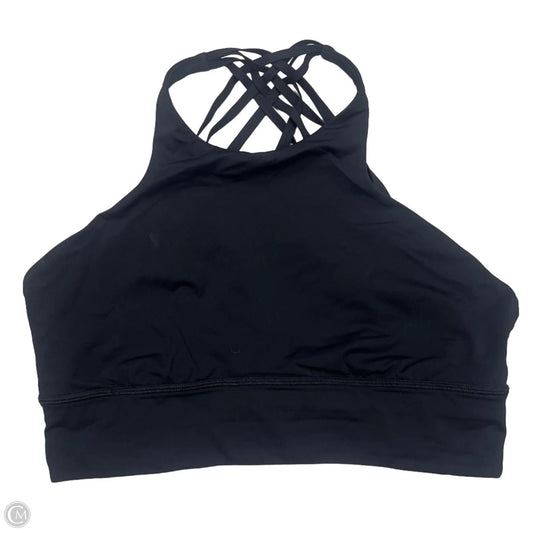 Athletic Bra By Lululemon In Black, Size: 12
