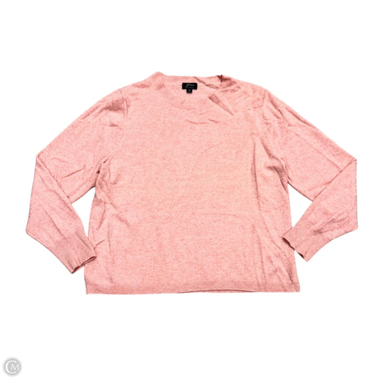 Sweater Cashmere By J. Crew In Peach, Size: 2x