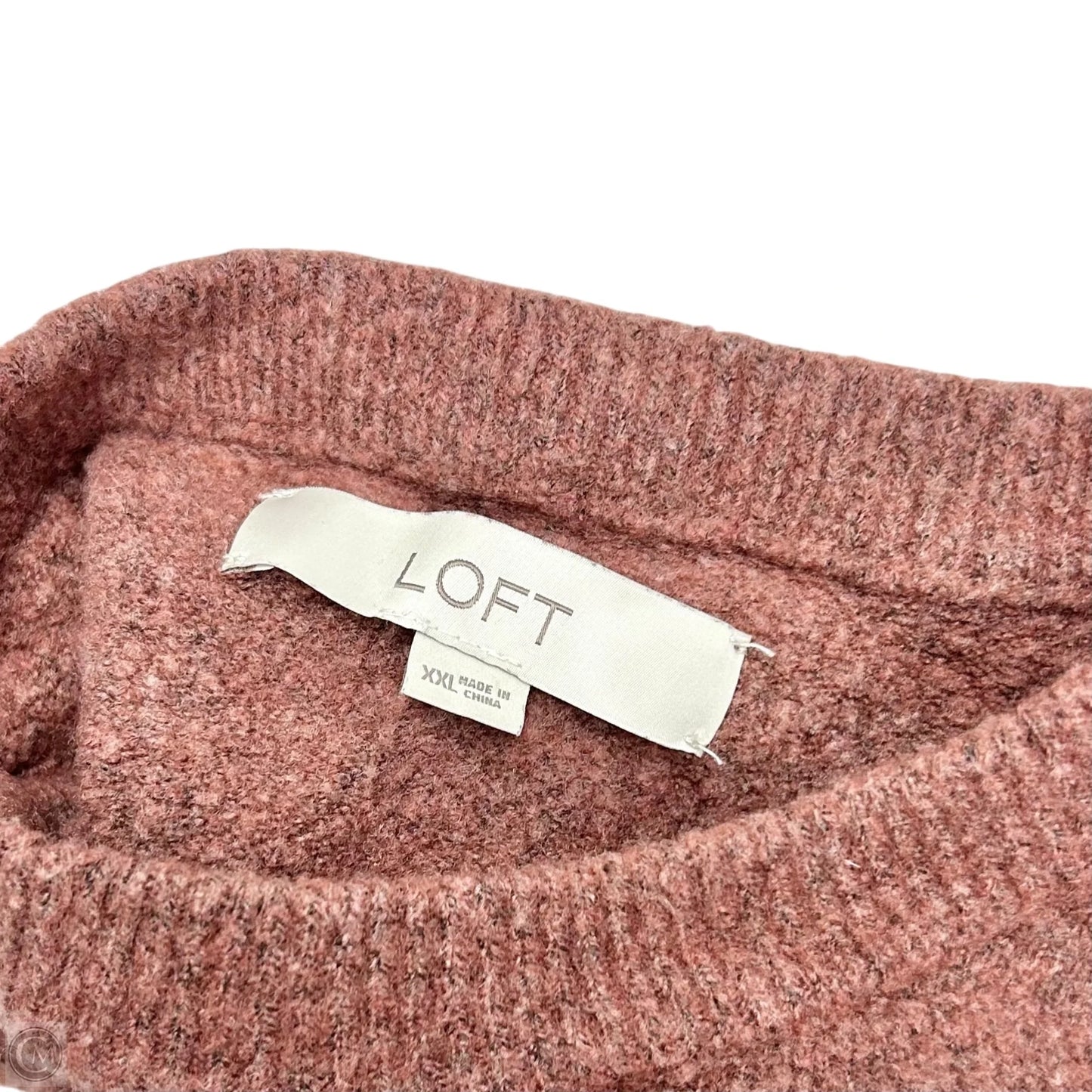Sweater By Loft In Mauve, Size: Xxl