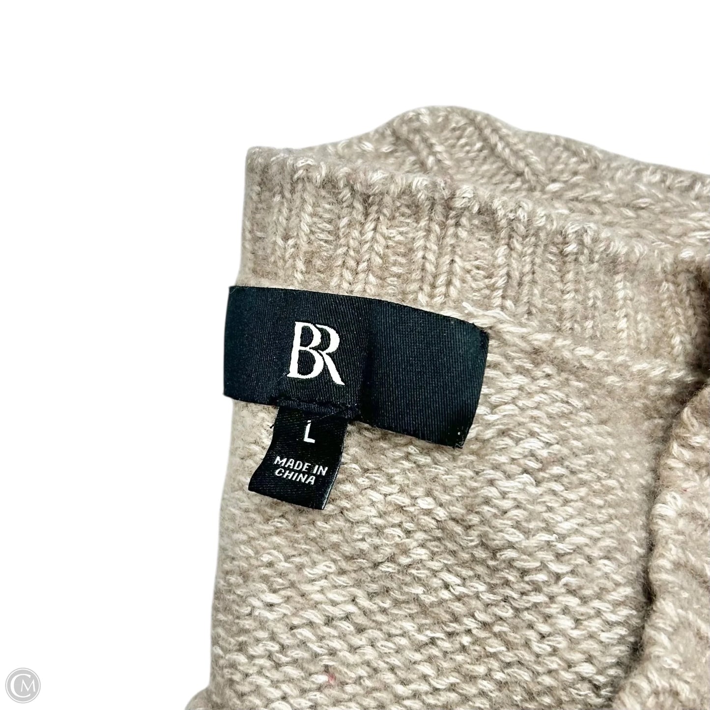 Sweater By Banana Republic In Tan, Size: L