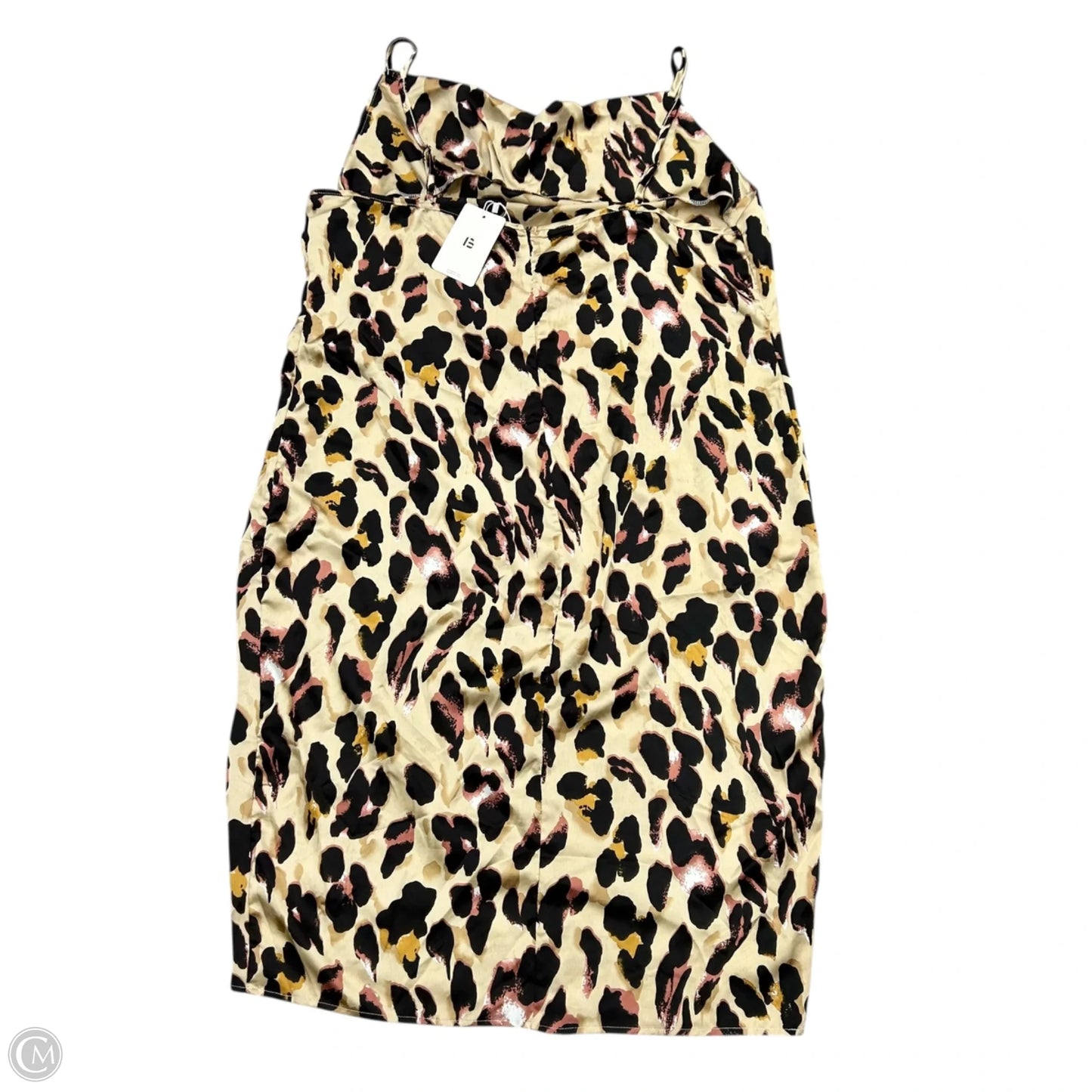 Dress Casual Midi By Bloomchic In Leopard Print, Size: 2x